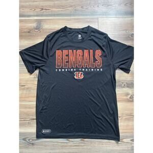 Cincinnati Bengals New Era NFL Team Apparel Combine Training Black T-Shirt Large